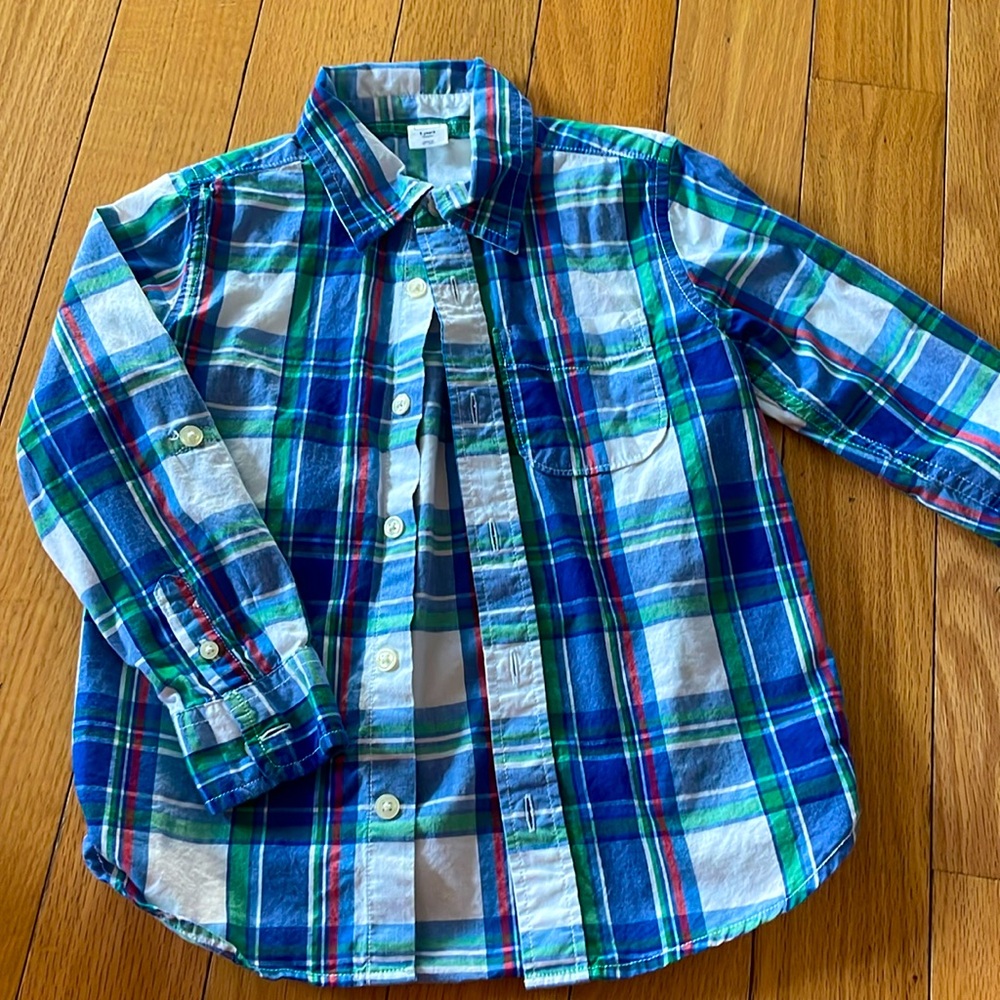 Plaid button up shirt